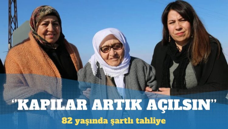 82 yaşındaki hasta mahpus Hanife Arslan tahliye edildi
