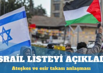 İsrail ilk serbest bırakılacak Filistinlileri açıkladı