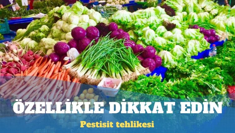 Pestisit tehlikesi: Marulda, maydanozda ve yeşil biberde tutunma oranı fazla