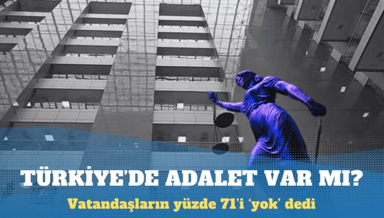 ‘Türkiye’de adalet var mı?’ Vatandaşların yüzde 71’i ‘yok’ dedi