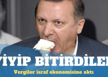 Vatandaştan toplanan vergiler israf ekonomisine gitti