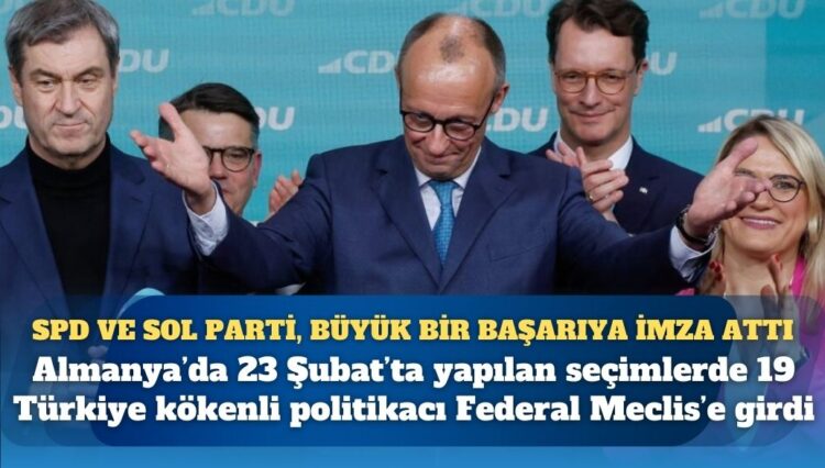 İşte Almanya’da meclise giren Türkiye kökenli vekiller