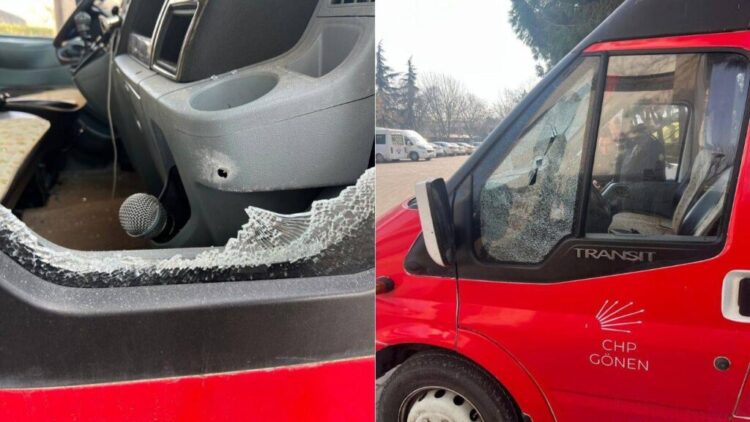 CHP aracına silahlı saldırı: 1 kişi gözaltına alındı