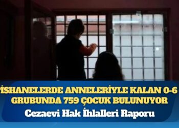 Cezaevi Hak İhlalleri Raporu: Hapishanelerde anneleriyle kalan 0-6 yaş grubunda 759 çocuk bulunuyor
