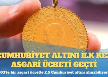 Cumhuriyet altını ilk kez asgari ücreti geçti