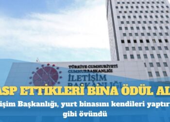 Gasp ettikleri bina ödül aldı: İletişim Başkanlığı, yurt binasını kendileri yaptırmış gibi övündü
