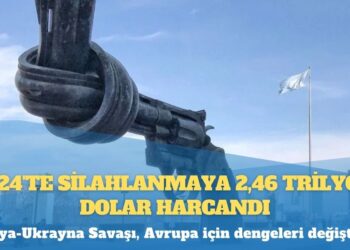 2024’te silahlanmaya 2,46 trilyon dolar harcandı