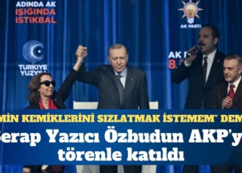 “Eşimin kemiklerini sızlatmak istemem” demişti: Serap Yazıcı Özbudun AKP’ye törenle katıldı