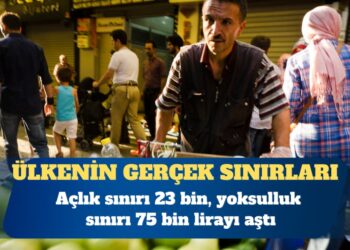 TÜRK-İŞ: Açlık sınırı 23 bin, yoksulluk sınırı 75 bin lirayı aştı