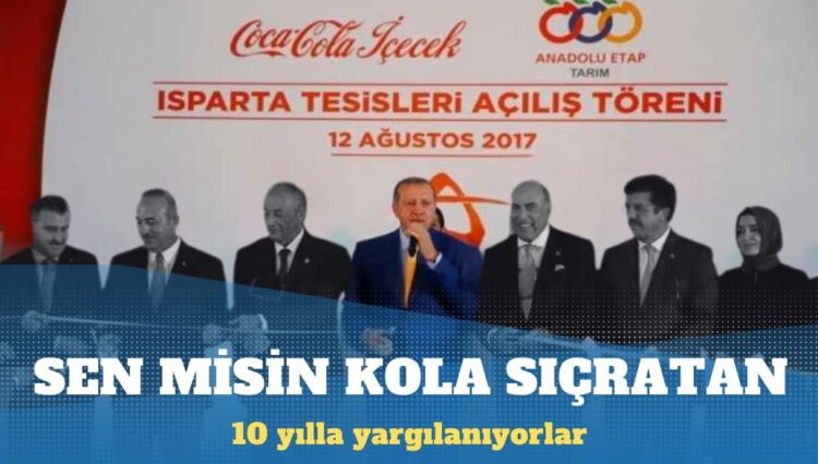 Erdoğan’ın fotoğrafına kola sıçratan iki kişi hakkında 10 yıla kadar hapis cezası istendi