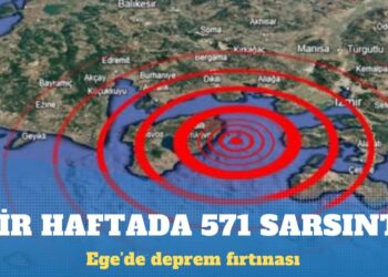 Ege’de bir haftada 571 sarsıntı