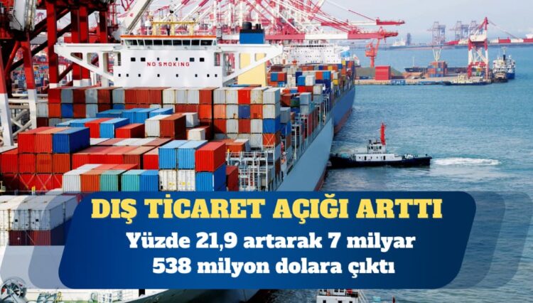 Dış ticaret açığı arttı