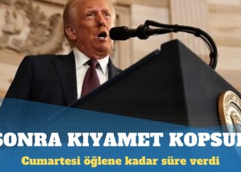 Trump: Tüm rehineler cumartesiye kadar serbest bırakılmazsa kıyamet kopsun