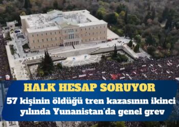 57 kişinin öldüğü tren kazasının ikinci yılında Yunanistan’da genel grev