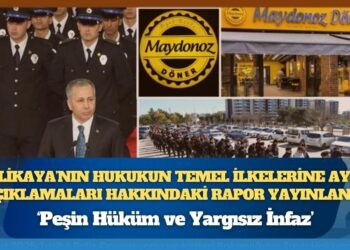 ‘Peşin Hüküm ve Yargısız İnfaz’: İçişleri Bakanı Ali Yerlikaya’nın hukukun temel ilkelerine aykırı açıklamaları hakkındaki rapor yayınlandı