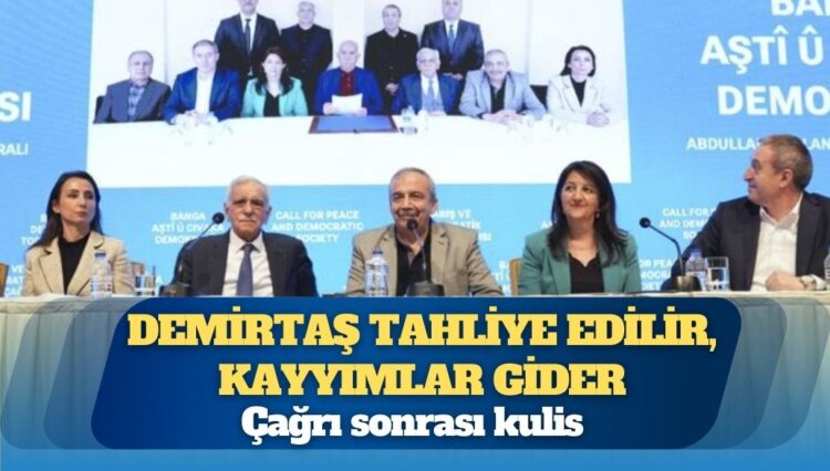 Çağrı sonrası kulis: Demirtaş tahliye edilir, kayyımlar gider