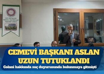 Colani hakkında suç duyurusunda bulunmaya gitmişti: Cemevi Başkanı Aslan Uzun tutuklandı