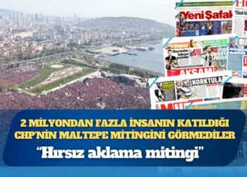 İktidara yakın medya, 2 milyondan fazla insanın katıldığı CHP’nin Maltepe mitingini görmedi