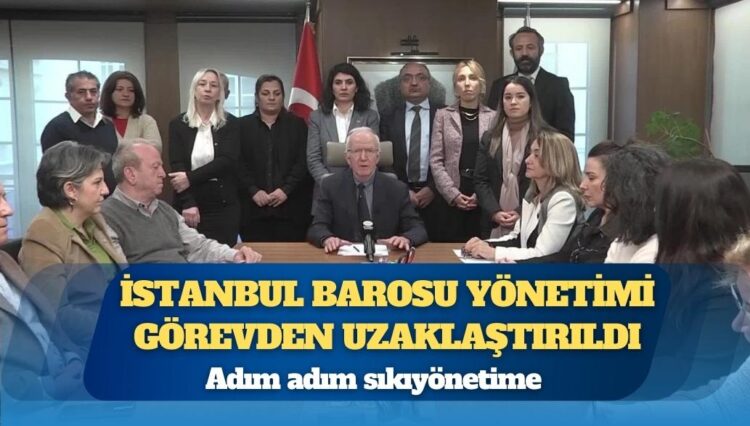 İstanbul Barosu yönetimi görevden uzaklaştırıldı