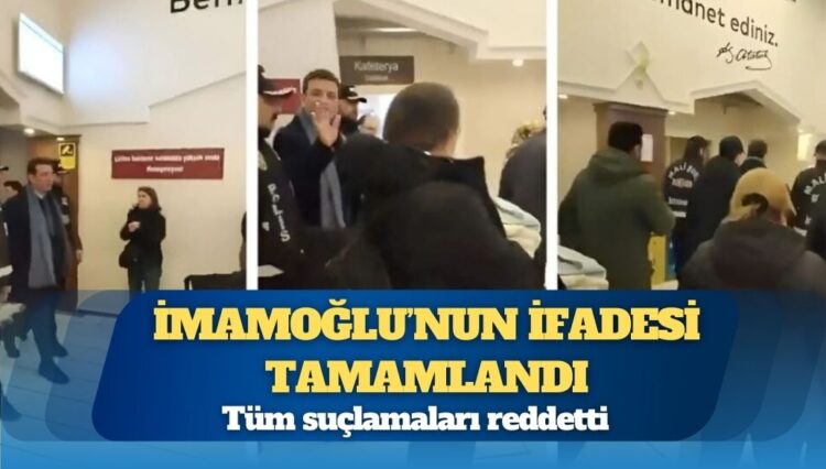 İmamoğlu: Burada bulunmamın yegane sebebi başlatılan siyasi müdahale modelidir