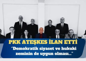 PKK: Ateşkes ilan ediyoruz