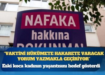500 liralık nafakasının yükseltilmesini istedi, eski koca kadının yaşantısını hedef gösterdi: “Çalışmıyor, vaktini hükümete hakarete varacak yorum yazmakla geçiriyor”