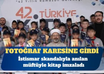 Erbaş, istismar skandalıyla anılan müftüyle kitap imzaladı