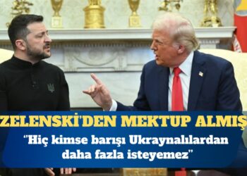 Trump, Zelenski’den mektup almış