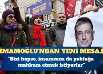 İmamoğlu: Bizi hapse, insanımızı da yokluğa mahkum etmek istiyorlar