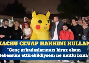 Pikachu cevap hakkını kullandı: Genç arkadaşlarımızı biraz olsun  tebessüm ettirebildiysem ne mutlu bana