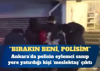 Sivil polis, polislerin elinden zor kurtuldu