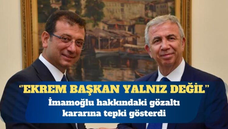 Mansur Yavaş: Koştur koştur gözaltına almak neyin göstergesidir?