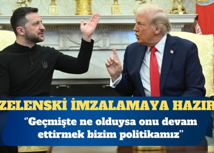 Zelenski: ABD ile maden anlaşması perşembe günü imzalanabilir