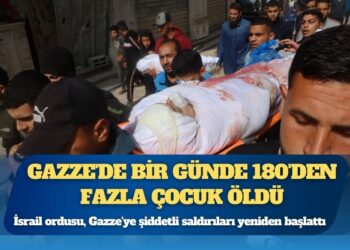 İsrail saldırıları altındaki Gazze’de bir günde 180’den fazla çocuk öldü