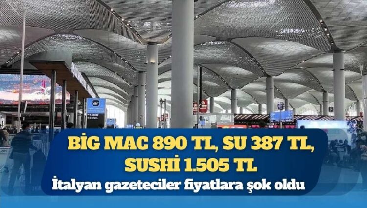 İtalyan gazeteciler fiyatlara şok oldu