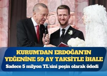 Murat Kurum’dan Erdoğan’ın yeğenine 59 ay taksitle ihale