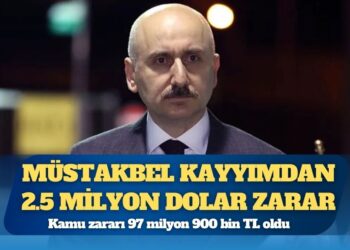 Müstakbel kayyımdan 2.5 milyon dolar zarar