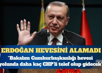 AKP’li Cumhurbaşkanı Recep Tayyip Erdoğan: Bakalım Cumhurbaşkanlığı hevesi yolunda daha kaç CHP’li telef olup gidecek