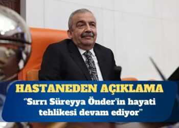 Hastaneden açıklama: Sırrı Süreyya Önder’in hayati tehlikesi devam ediyor
