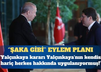 Şaka gibi eylem planı: Yalçınkaya kararı Yalçınkaya’nın kendisi hariç herkes hakkında uygulanıyormuş