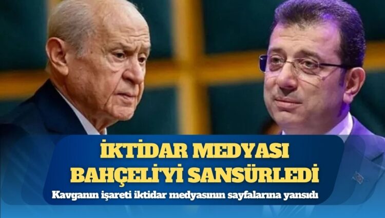 İktidar medyası Bahçeli’yi sansürledi: AKP içindeki kavganın işareti sayfalarına yansıdı