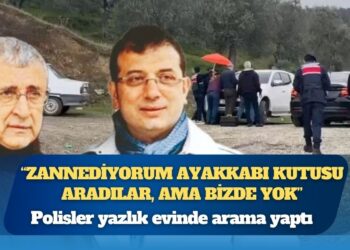 Evi aranan İmamoğlu’nun babası: Zannediyorum ayakkabı kutusu aradılar, ama bizde yok