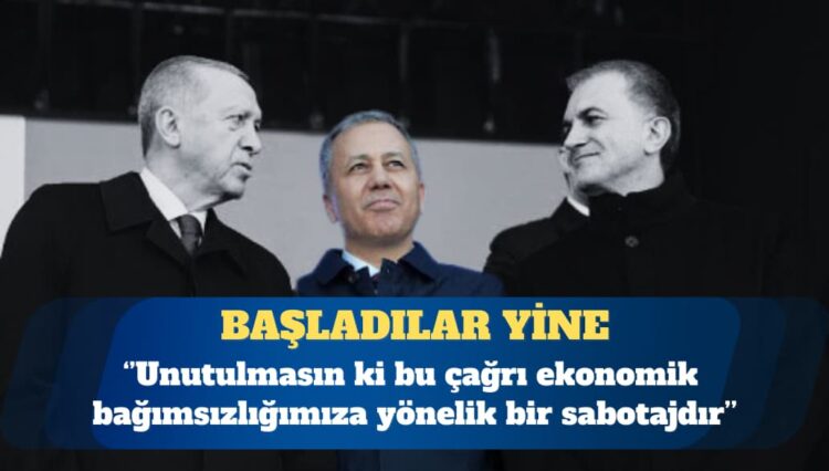 İçişleri bakanından boykot tepkisi: Ekonomimize darbe girişimi