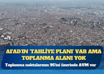 AFAD’ın ‘tahliye planı’ var ama toplanma alanı yok