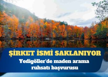 Yedigöller’de maden arama ruhsatı başvurusu