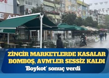 ‘Boykot’ sonuç verdi: AVM, market, cafe ve restoranlar boş