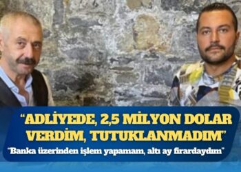İddia: ‘Adliyede, 2,5 milyon dolar verdim, tutuklanmadım’