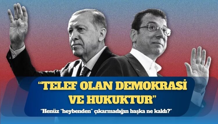 Ekrem İmamoğlu’ndan Cumhurbaşkanı Tayyip Erdoğan’a cevap: “Telef olan demokrasi ve hukuktur”