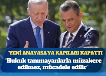 Özgür Özel, ‘yeni anayasa’ya kapıları kapattı: ‘Hukuk tanımayanlarla müzakere edilmez, mücadele edilir’