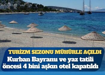 Turizm sezonu mühürle açıldı: Binlerce otel kapalı, tatilciler sokakta